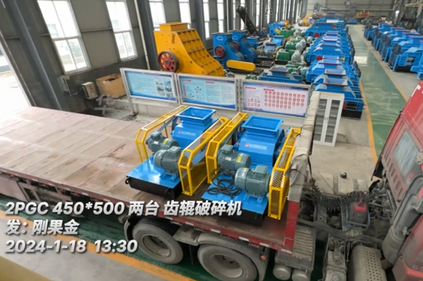 干木薯破碎機(jī) 齒輥破碎機(jī)發(fā)貨現(xiàn)場 3